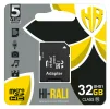 Карта пам`ятi MicroSDHC 32GB UHS-I Class 10 Hi-Rali + SD-adapter (HI-32GBSD10U1-01) - 2